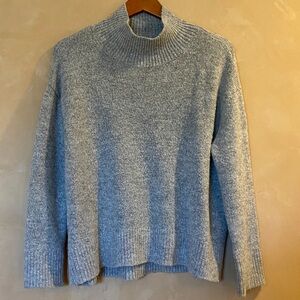 OAK + FORT Light Gray Turtleneck Sweater SizeS